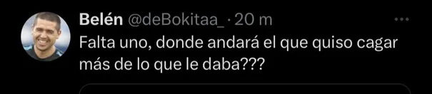 Los hinchas de Boca se acordaron de Almendra.