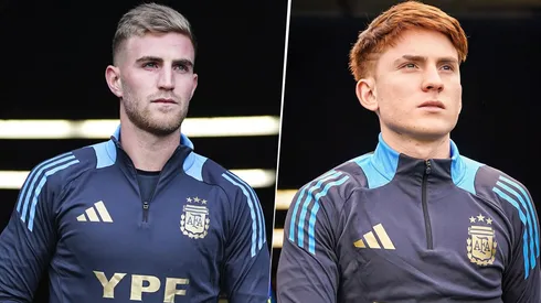 Nicolás Valentini y Valentín Barco en la Selección Argentina