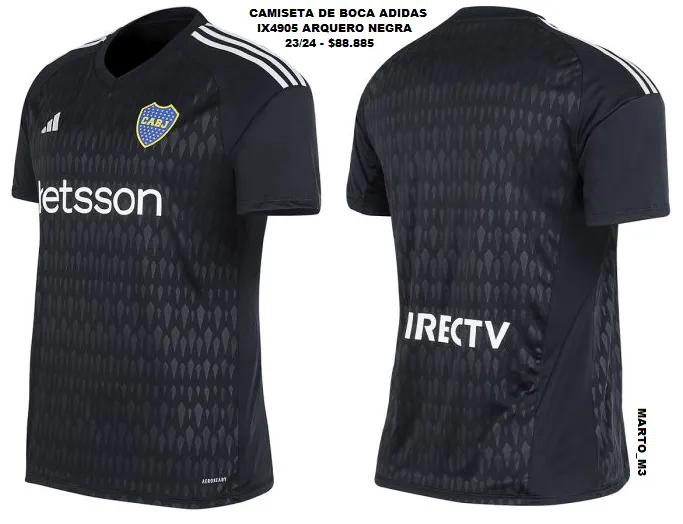 Todo negro: el nuevo buzo de arquero del Xeneize.