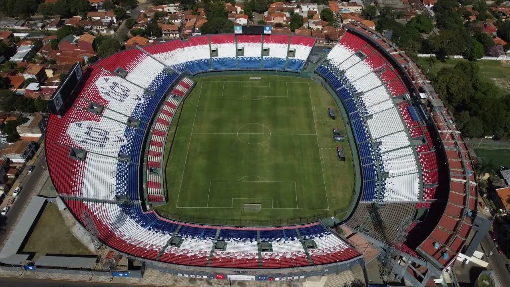 Defensores del Chaco, el posible estadio para Sportivo Trinidense vs. Boca. Foto: Captura