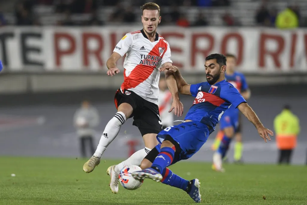 Pochettino, en River. (IMAGO)