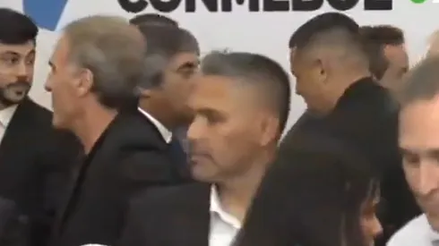 Riquelme y Ruggeri se cruzaron en Paraguay.