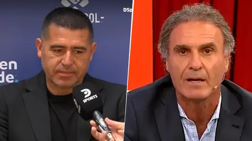 Riquelme y un palazo a Ruggeri.