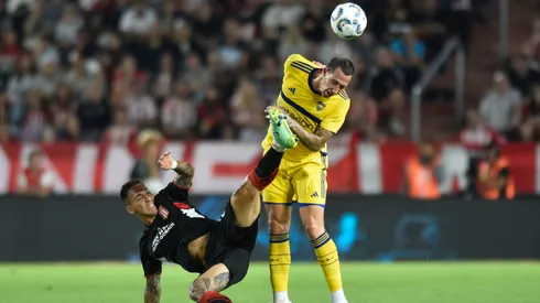 Lema, en acción ante Estudiantes en UNO. Foto: Getty