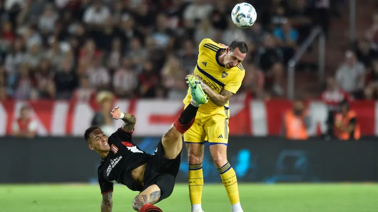 Lema, en acción ante Estudiantes en UNO. Foto: Getty