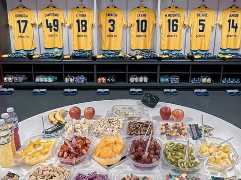 Viral: los jugadores de Boca comen golosinas antes de los partidos y ya se sabe el motivo