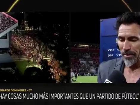 Eduardo Domínguez la agradeció a todo Boca: "Es para destacar lo que hicieron"