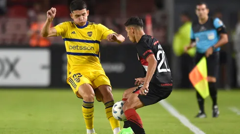 Boca vs. Estudiantes por la Copa de la Liga Profesional. Foto: Getty