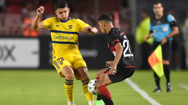 Boca vs. Estudiantes por la Copa de la Liga Profesional. Foto: Getty
