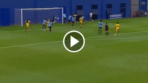 El golazo de Stábile para las victoria de las Gladiadoras en Casa Amarilla. Foto: Captura