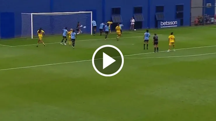 El golazo de Stábile para las victoria de las Gladiadoras en Casa Amarilla. Foto: Captura
