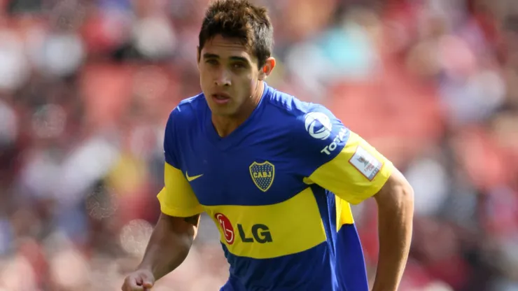 Gaona Lugo jugó tres años en la primera de Boca. (Getty)