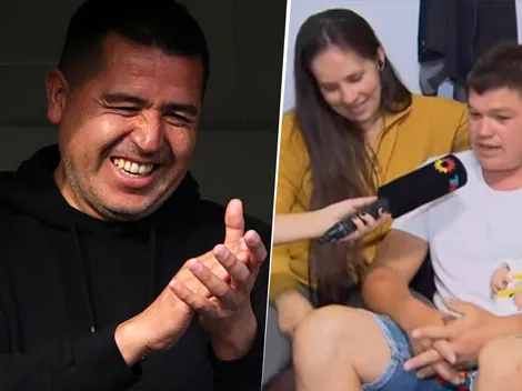 Una madre dio a luz en un auto por las inundaciones y le puso Román Riquelme a su bebé