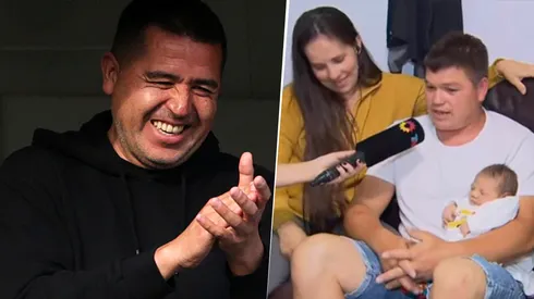 Los padres homenajearon al presidente de Boca. (Getty/TN)