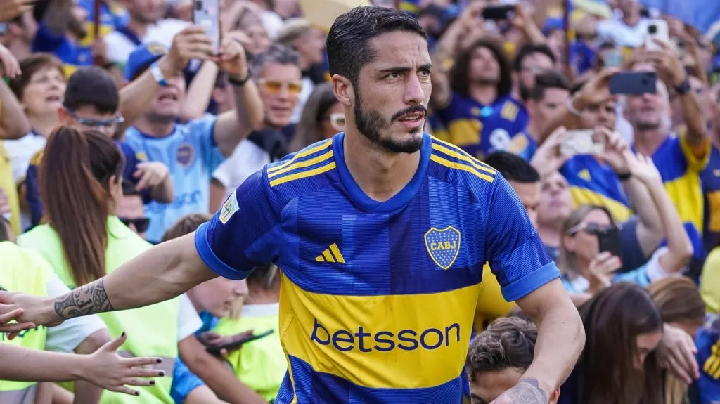 Nicolás Figal, con contrato en Boca hasta 2027.