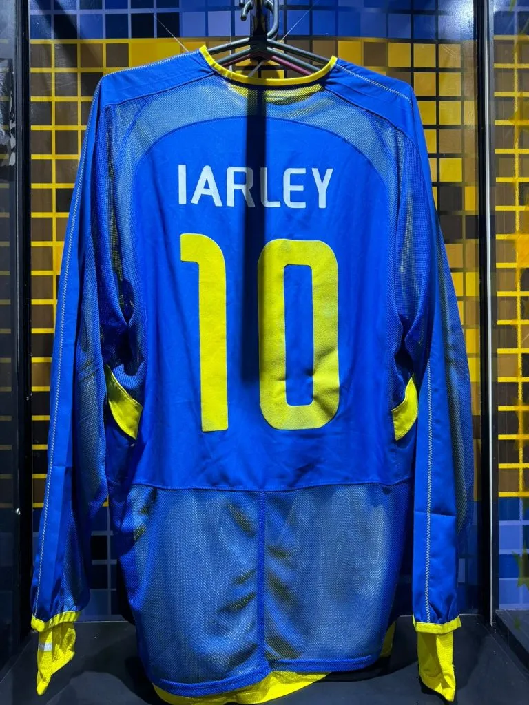 La 10 que usó Iarley en la final Intercontinental vs. Milan, en Japón 2003. Foto: PBJ