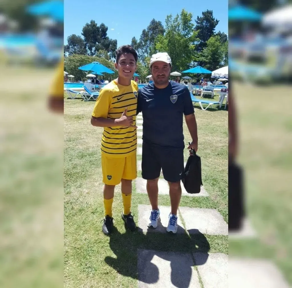 Diego Mazzilli junto al Changuito Zeballos