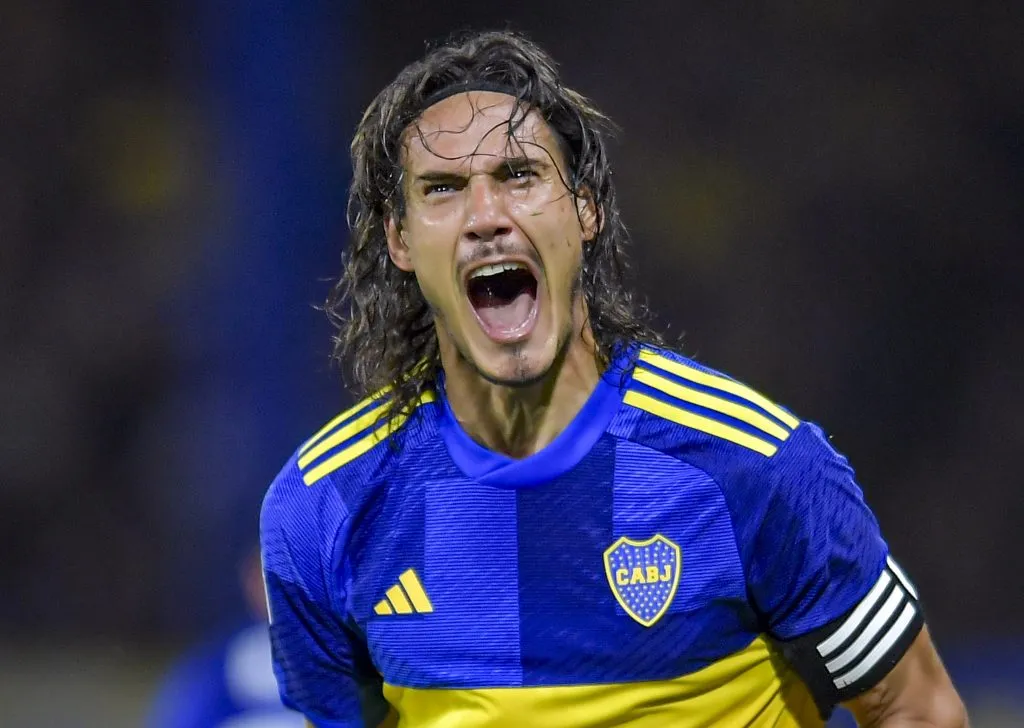 Edinson Cavani en Boca (Getty Images)