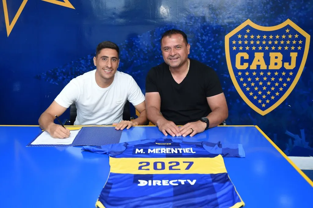 Boca compró a Merentiel en diciembre.
