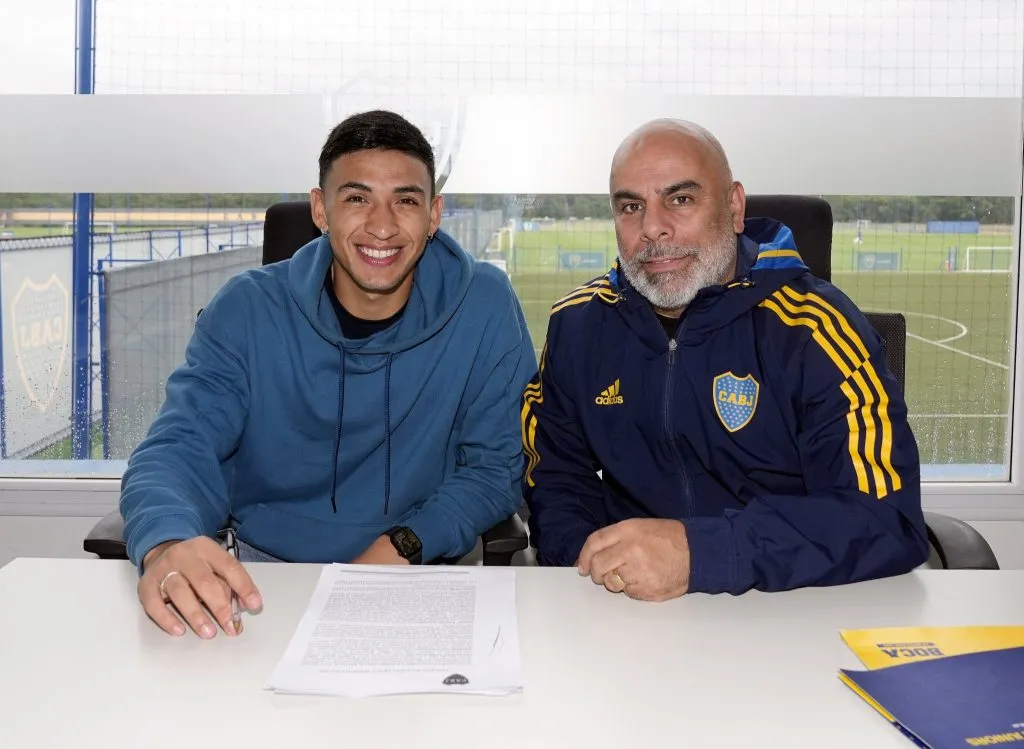 Equi Fernández, la última renovación en Boca. (Prensa Boca)