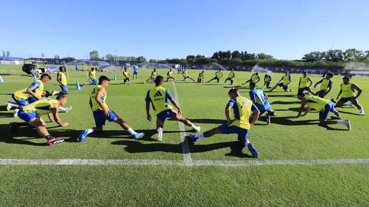 El entrenamineto de Boca
