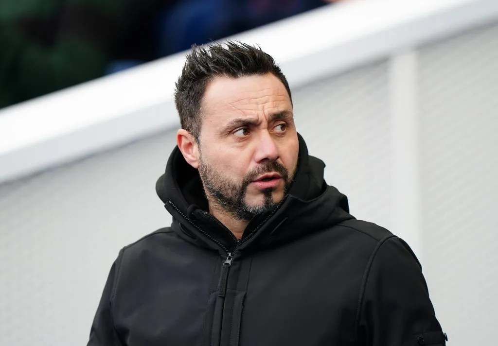 De Zerbi, DT de Brighton. (IMAGO)