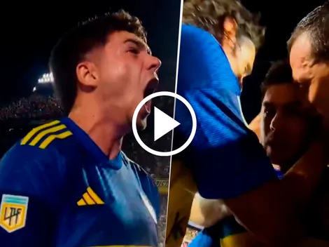 VIDEO | Qué le dijo Lema a Blondel en el medio de los festejos de su golazo a Racing