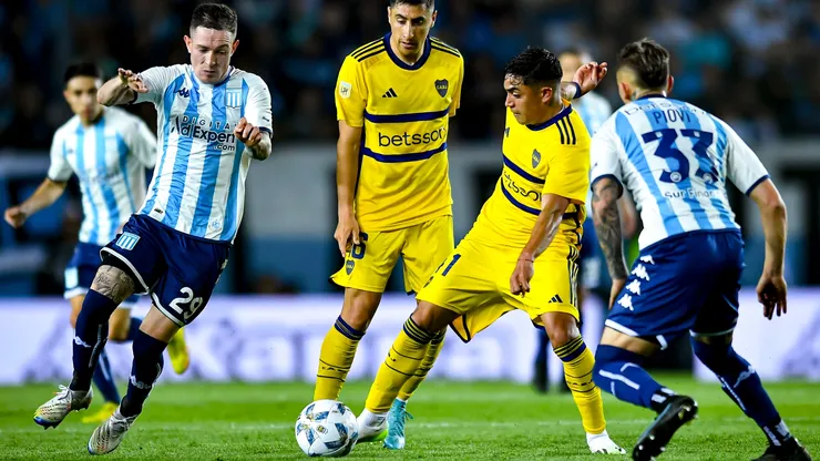 Boca vs. Racing por la Copa de la Liga Profesional. Foto: Getty