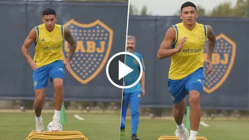 Equi Fernández continúa recuperándose de su lesión. (Captura Boca Oficial)