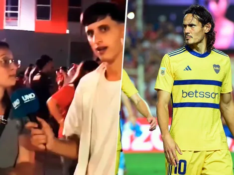 La insólita acusación de una hincha de Unión a Cavani que se le volvió en contra