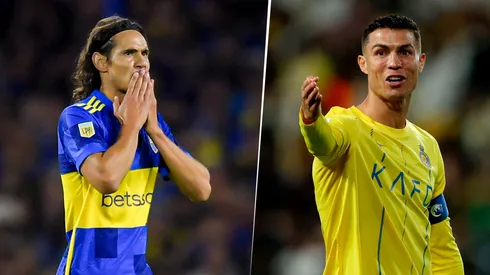 El recuerdo de Solkjaer sobre la competencia entre Cavani y Cristiano Ronaldo. Foto: Getty