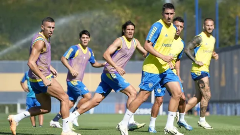 Los detalles de la práctica de Boca.