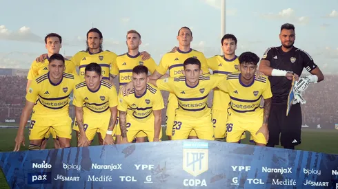 Los 11 titulares que jugaron contra Unión. Foto: Prensa CABJ.