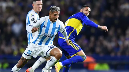 Almendra contra Figal en un viejo clásico entre Boca y Racing (Getty)