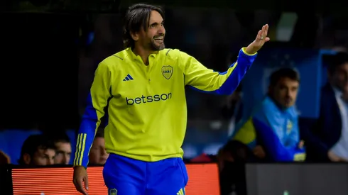 El DT de Boca habló sobre 3 rivales del Xeneize en Argentina. Foto: Getty