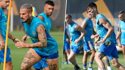 Detalles del entrenamiento de Boca: qué le pasa a Zenón y por qué Benedetto se fue antes