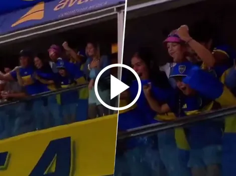 VIRAL | La emotiva reacción de la mujer de Cavani tras el triplete del delantero de Boca