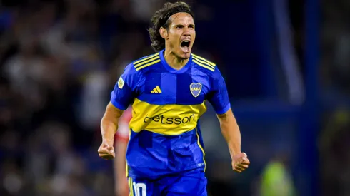 Cavani le metió tres goles a Belgrano. (Getty)