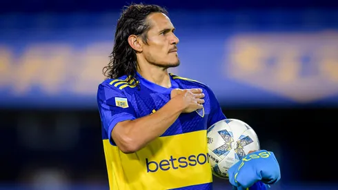 Cavani brilló ante Belgrano. (Getty)