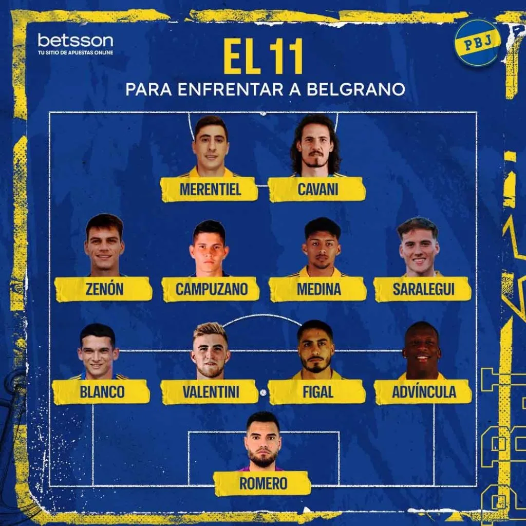 El equipo titular de Boca. (Getty)