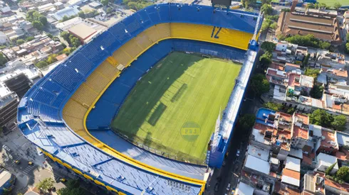 FOTOS | Así está el césped de La Bombonera para el encuentro entre Boca y Belgrano
