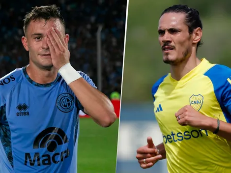 La divertida respuesta del capitán de Belgrano sobre la mala racha de Cavani: "Ojala que..."