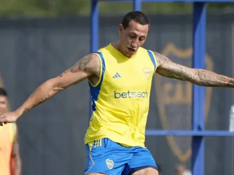 Cristian Lema, a la par en el entrenamiento de Boca: ¿juega contra Belgrano?