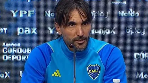 Diego Martínez habló sobre Lema y el partido de Boca contra Estudiantes