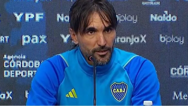 Diego Martínez habló sobre Lema y el partido de Boca contra Estudiantes