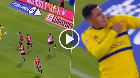 El gol de Merentiel a Estudiantes