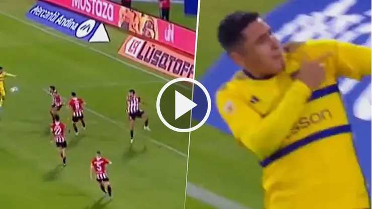 El gol de Merentiel a Estudiantes