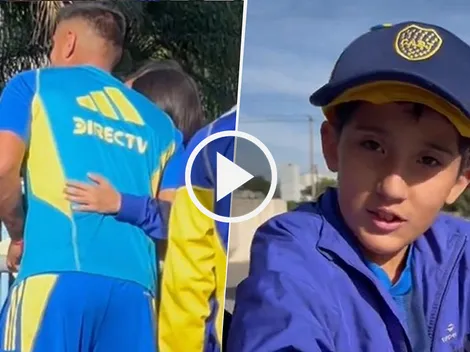 VIDEO | Hermoso gesto de Chiquito Romero con un niño autista hincha de Boca que se acercó al hotel en Córdoba