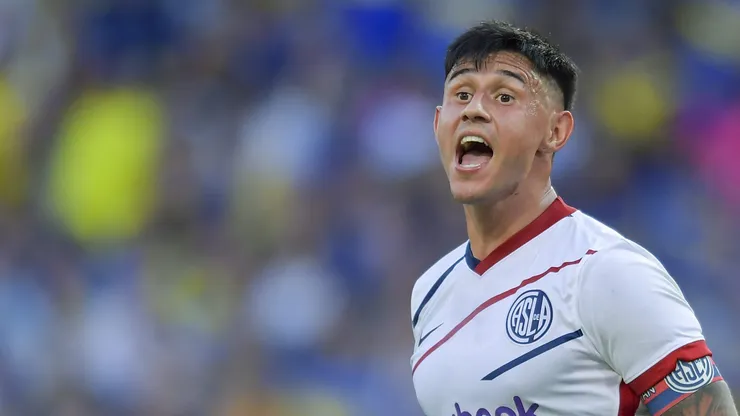Adam Bareiro, delantero de San Lorenzo