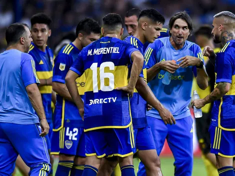 Diego Martínez define el equipo: la formación que paró el DT de Boca a 2 días del partido contra Estudiantes